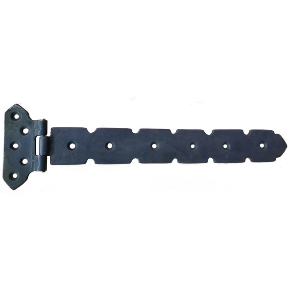 Antika Tarz Dekoratif Pirinç Kuyruklu Lama Menteşe - 103x380 mm, Oksit ürün görseli 1