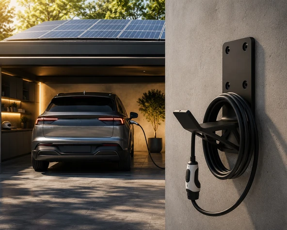 Elektrikli Araçlar Için Şarj Kablosu Düzenleyici, Toparlayıcı, Askısı, Kancası, Type2 ürün görseli 1