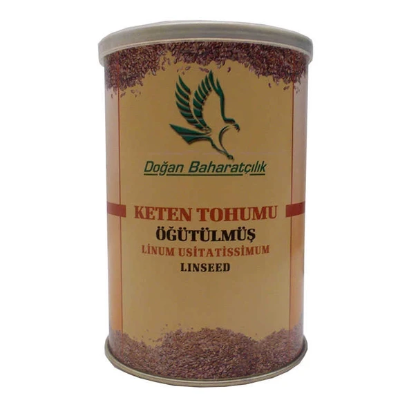 Keten Tohumu Öğütülmüş Doğal 150 Gr Teneke Kutu ürün görseli 1