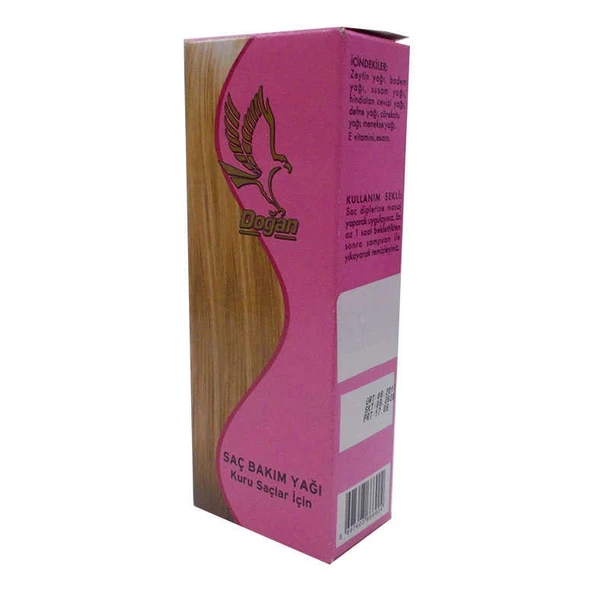 Bitkisel Yağ Kuru Saçlara Cam Şişe 100 ML - Resim 2