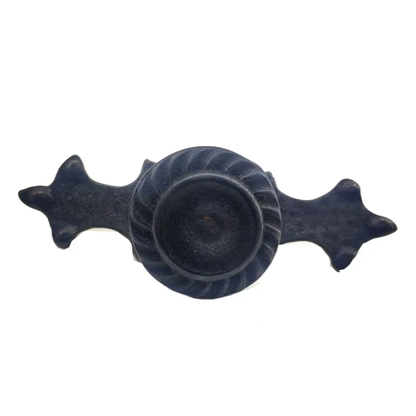 Antika Tarz Dekoratif Pirinç Çizgili Düğme - 35x100 mm, Büyük, Oksit ürün görseli 1