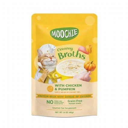 Moochie Çorba Kedi Ödülü Tavuk-Balkabağı 40 Gr ürün görseli 1