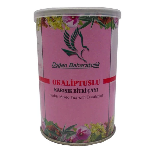 Okaliptuslu Karışık Bitkisel Çay 100 Gr Teneke Kutu ürün görseli 1