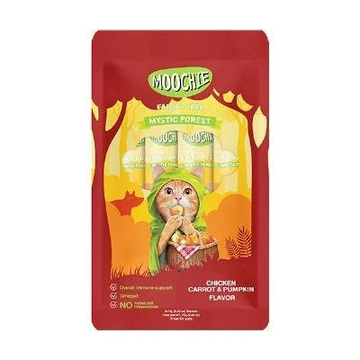 Moochie Sıvı Kedi Ödülü Tavuk-Havuç-Balkabağı 5x15 Gr ürün görseli 1
