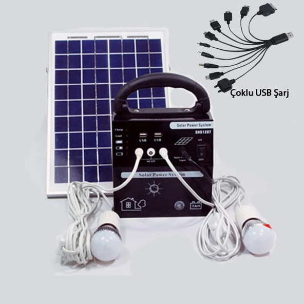 Savex Solar Jeneratör Aydınlatma Sistemi (SHS1207H) ürün görseli 1