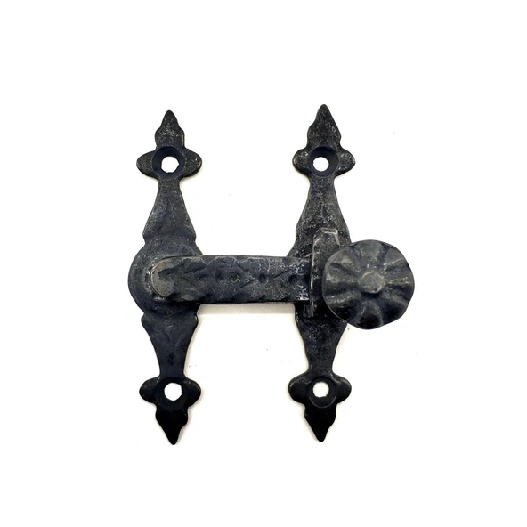 Antika Tarz Dekoratif Pirinç Kapı, Pencere Mandalı - 82x65 mm, Oksit ürün görseli 1