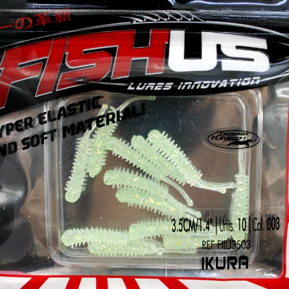Silikon Kurt Yem - LRF Yem - 3.5 cm (FIIU-3503) - 10'lu Paket ürün görseli 1