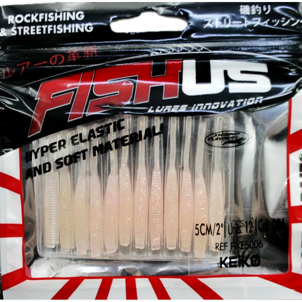 Silikon Kurt Yem - LRF Yem - 5cm (FIKE-5006) - 12'li Paket ürün görseli 1