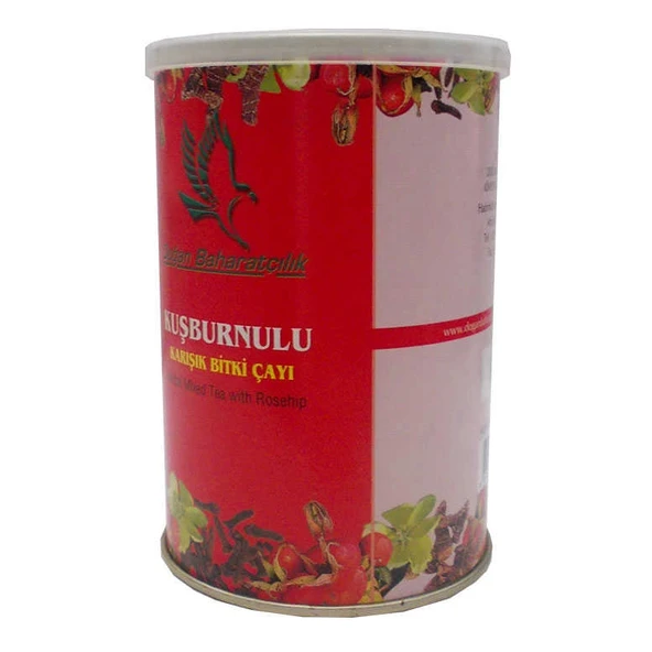 Kuşburnulu Karışık Bitkisel Çay 100 Gr Teneke Kutu - Resim 4