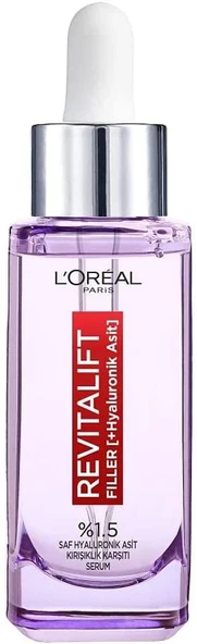 L'Oréal Paris Revitalift Filler %1.5 Saf Hyaluronik Asit Kırışıklık Karşıtı Serum 30 ml ürün görseli 1