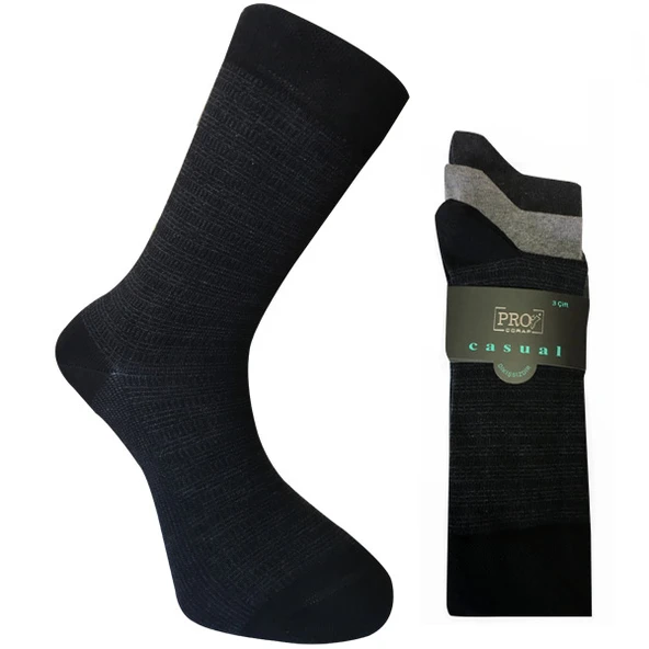 8501-1 Penye Casual 3'lü Erkek Çorabı ürün görseli 1