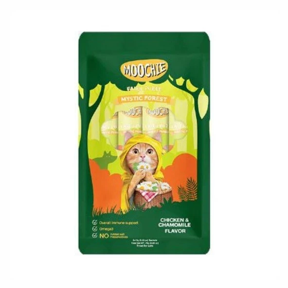 Moochie Sıvı Kedi Ödülü Tavuk-Papatya 5x15 Gr ürün görseli 1