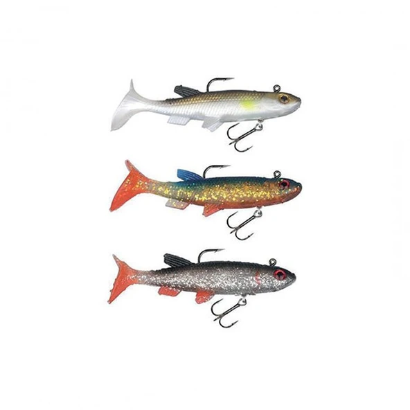 Silikon Balık Yem Seti - Spro - 8cm - İğneli - SN-Shad (4662.16G.AS5) ürün görseli 1