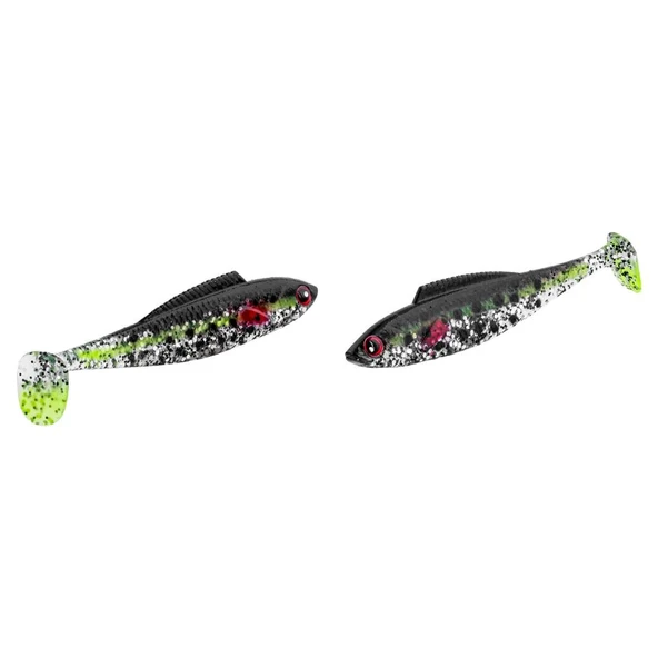 Silikon Balık - 4,5g 85mm - Fishack PredatorX - UV Boyalı - Fleck - Resim 2