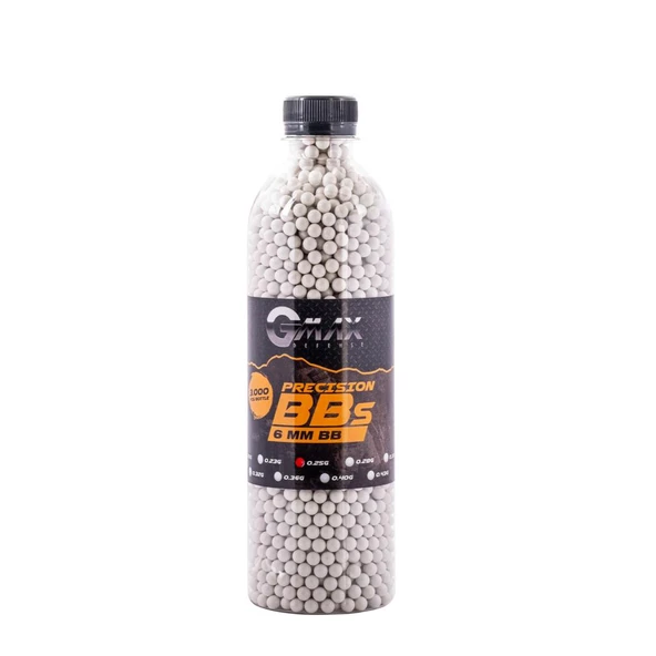 Plastik Bilye 6mm - Gmax - 0.25 gr - 3000'li ürün görseli 1
