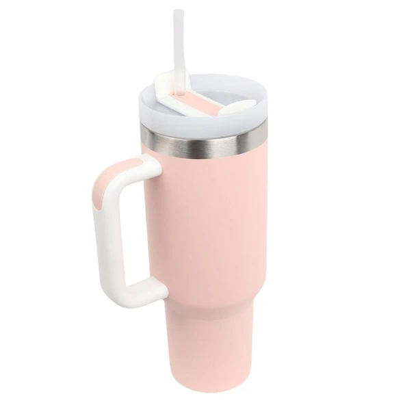 Çelik Mug Termos - Igloo - Stadler - 1.2 lt - Beyaz Somon - 205787 - Resim 2