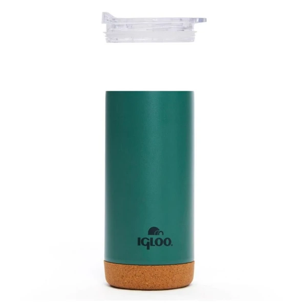 Çelik Mug Termos - Igloo - Cork - 500ml - Yeşil - 205695 - Resim 5