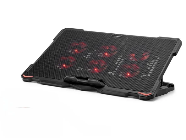 Laptop Soğutucu 6 Fan Led - Siyah HDX4255 ürün görseli 1
