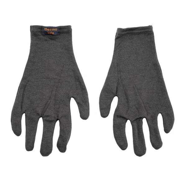 Kışlık Termal Eldiven - Haki - Unisex - Resim 2
