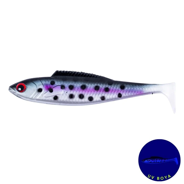 Silikon Balık - 4,5g 85mm - Fishack PredatorX - UV Boyalı - Vibe ürün görseli 1