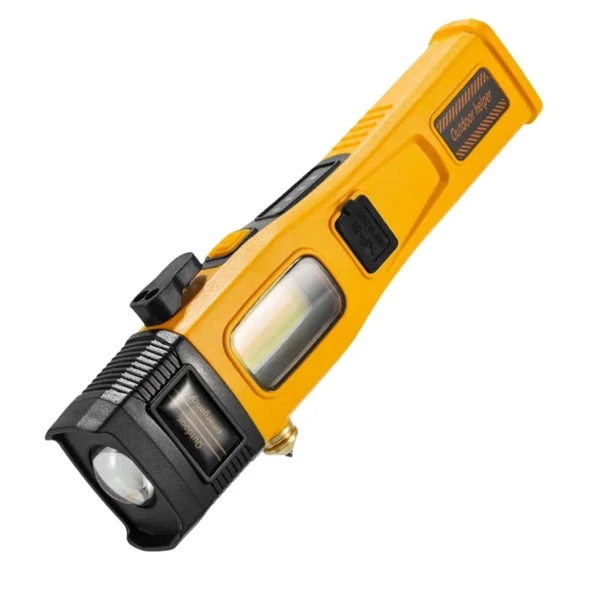 Şarj Edilebilir El Feneri - Wison -  700 Lümen - 5 Watt - LED COB - Mıknatıslı ürün görseli 1