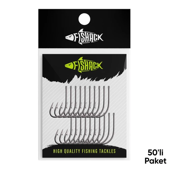 Olta İğnesi - Fishack 505 - No: 1/0 (50'li Paket) ürün görseli 1