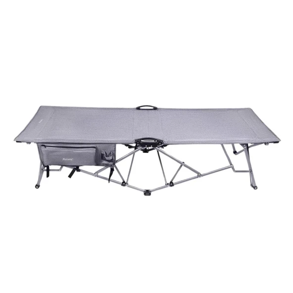 Letto Katlanabilir Kamp Yatağı & Kampet - Orcamp -Cepli - Gri - OUT-2361 ürün görseli 1