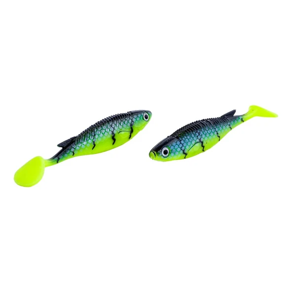 Silikon Balık - 10g 100mm - Fishack PredatorX - UV Boyalı - Wave - Resim 2