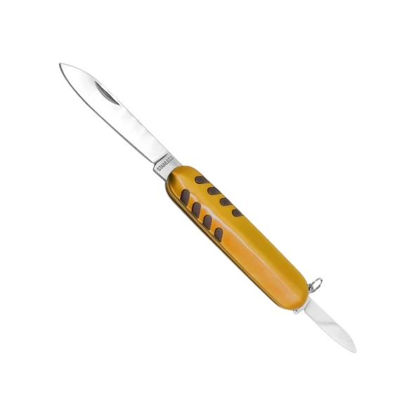 Argeus Çift Ağızlı Cep Çakısı Sarı (K5017-8) ürün görseli 1