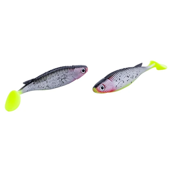 Silikon Balık - 10g 100mm - Fishack PredatorX - UV Boyalı - Blade - Resim 2