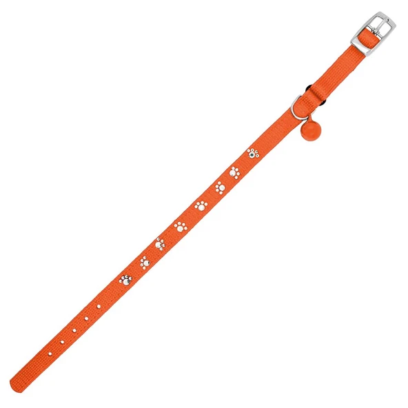 Royalist PC-11 Pati Baskılı Kedi-Köpek Tasması 10mm*30cm Turuncu ürün görseli 1