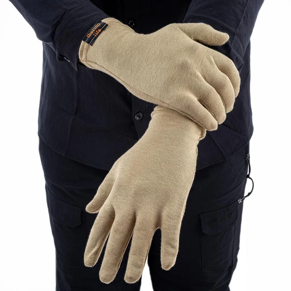 Kışlık Termal Eldiven - Kum - Unisex ürün görseli 1