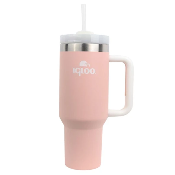 Çelik Mug Termos - Igloo - Stadler - 1.2 lt - Beyaz Somon - 205787 ürün görseli 1