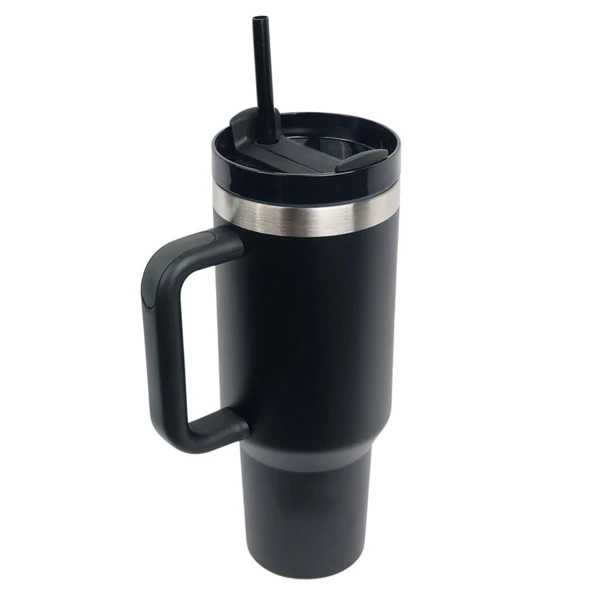 Çelik Mug Termos - Igloo - Stadler - 1.2 lt - Siyah - 205787 - Resim 2