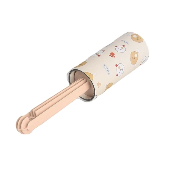 Kedi/Köpek Tüy Toplama Rulosu - D-Pet - Tekli - Açık Pembe (8667) ürün görseli 1