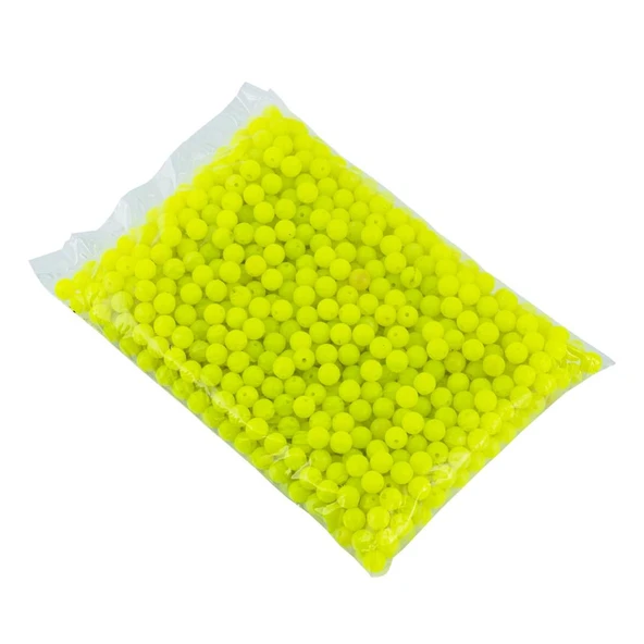 Yüzen Sazan Boncuğu - 14 MM - Neon Yeşili (1 KG) ürün görseli 1