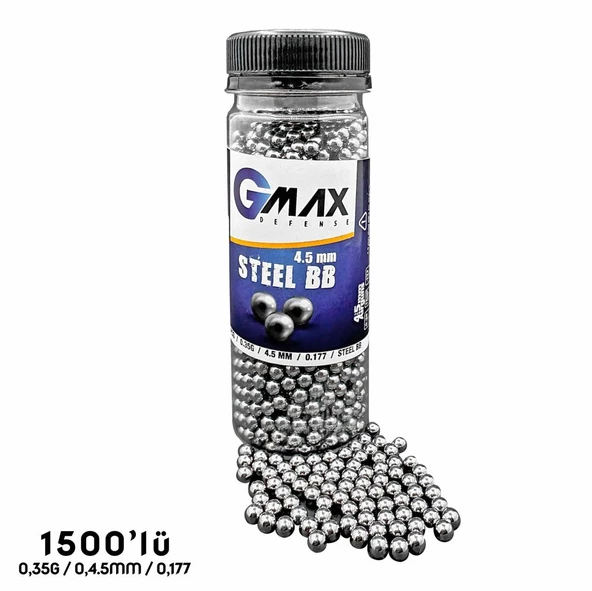 Gmax Çelik Bilye 4.5 mm (1500'lü) ürün görseli 1