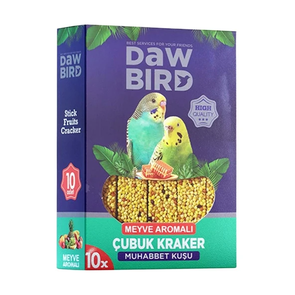 Kuş Krakeri - Dawbird - Meyve Aromalı - 10'lu ürün görseli 1