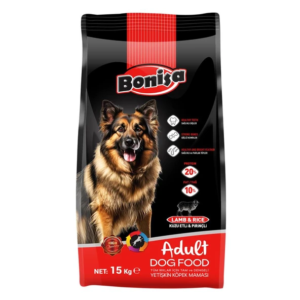 Yetişkin Köpek Maması - Bonisa - Kuzu Etli/Prinçli - 15 Kg ürün görseli 1