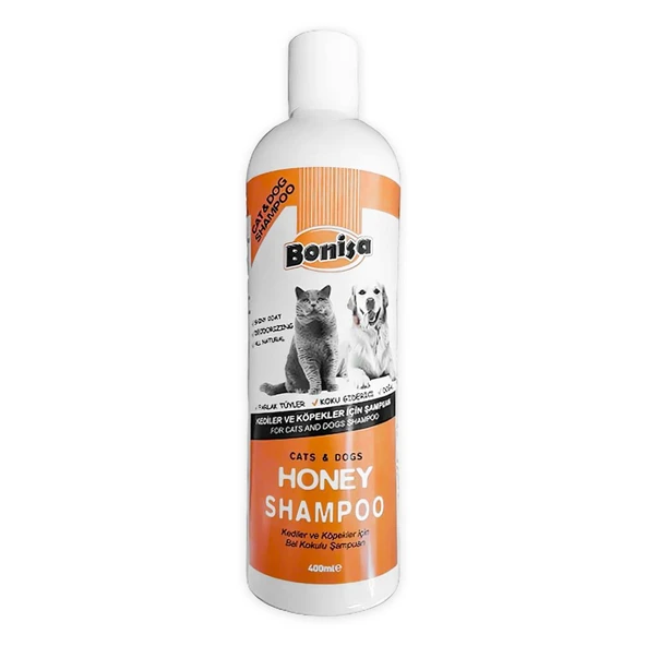 Bonisa Kedi ve Köpek Şampuanı 400 ml Bal Kokulu ürün görseli 1