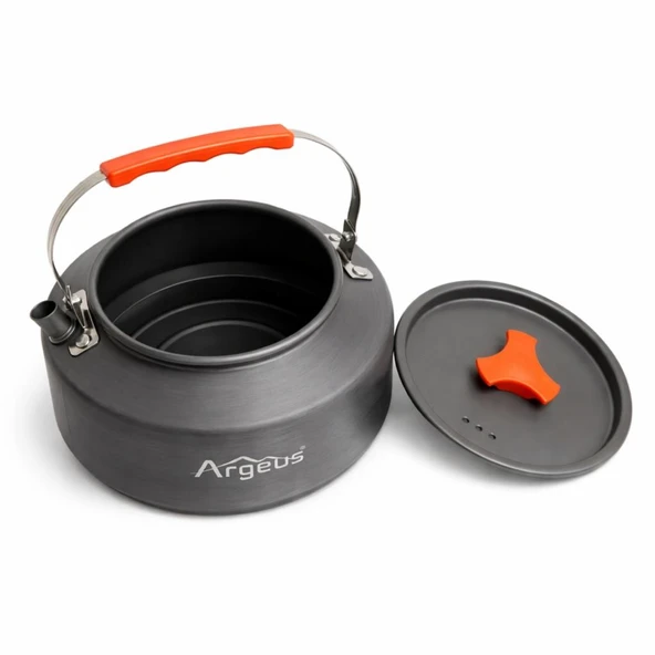 Kamp Çaydanlığı - Alüminyum - Argeus - VM-302 - Resim 3