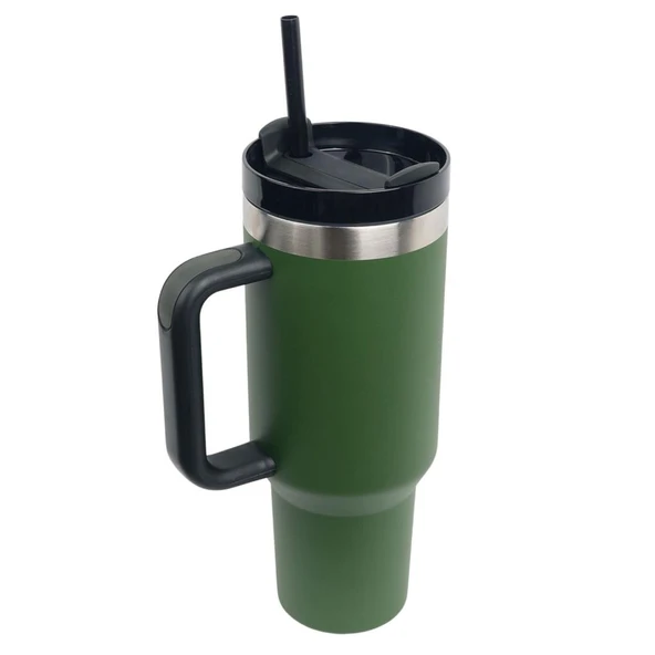 Çelik Mug Termos - Igloo - Stadler - 1.2 lt - Haki - 205787 - Resim 2