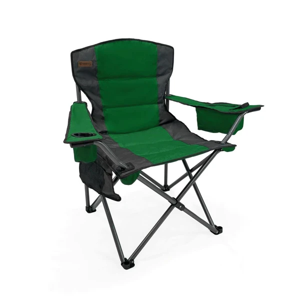 Katlanır Kamp Piknik Sandalyesi - Madfox Echo - Bardaklıklı - Yeşil - 547288 ürün görseli 1
