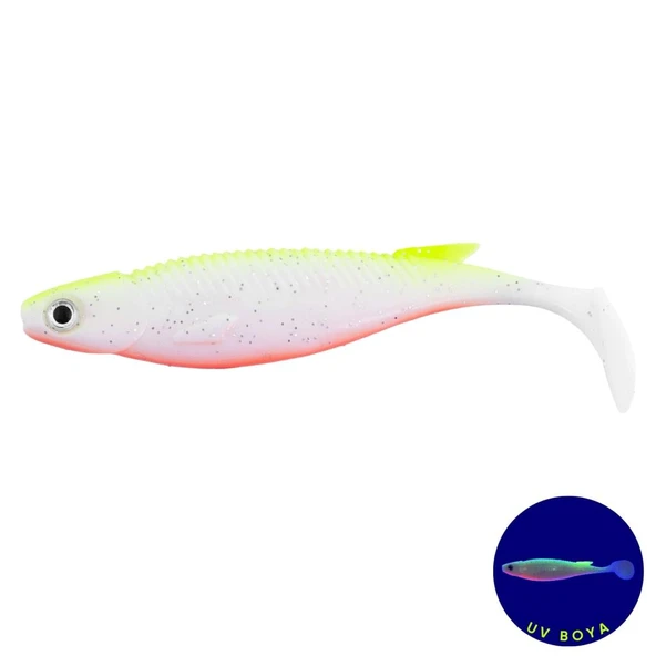 Silikon Balık - 10g 100mm - Fishack PredatorX - UV Boyalı - Mist ürün görseli 1
