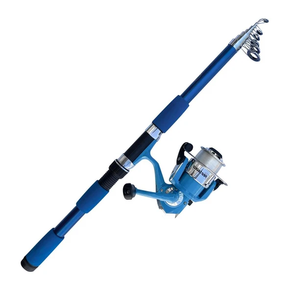 Protackle Combo Kamış Makine Set 3.00 mt Mavi ürün görseli 1