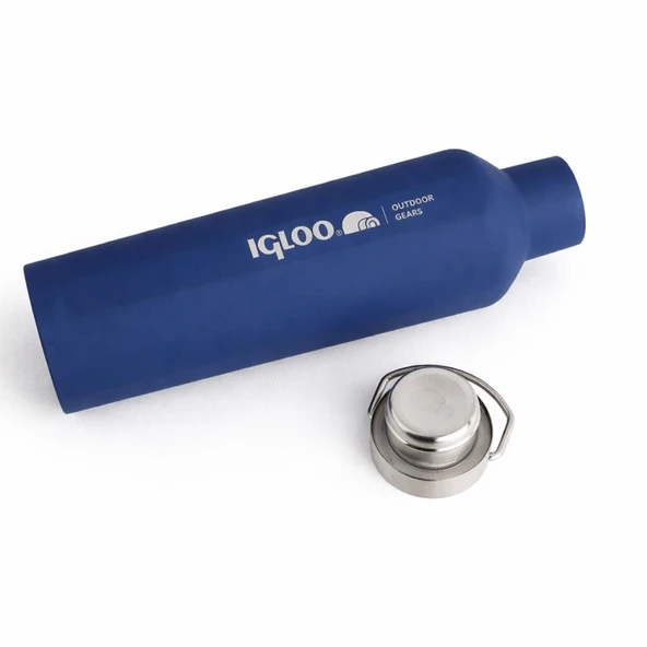 Çelik Mug Termos - Igloo - Pentagon - 750ml - Lacivert - 205792 - Resim 4
