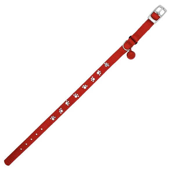 Royalist PC-11 Pati Baskılı Kedi-Köpek Tasması 10mm*30cm Kırmızı ürün görseli 1
