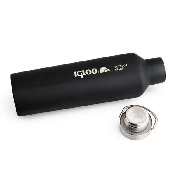 Çelik Mug Termos - Igloo - Pentagon - 750ml - Siyah - 205792 - Resim 4