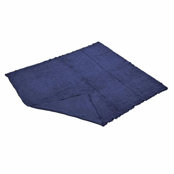 Peluş Polar Kamp Battaniyesi - Lacivert - Resim 5