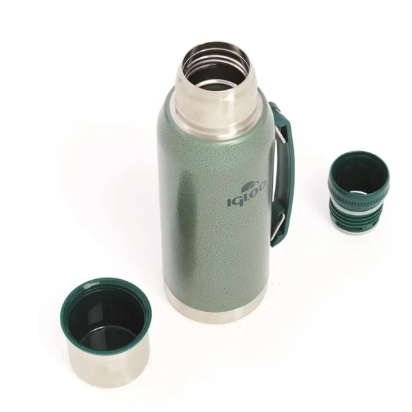 Çelik Termos - Igloo - Legend - 1000 ml - Yeşil - 205687 - Resim 3